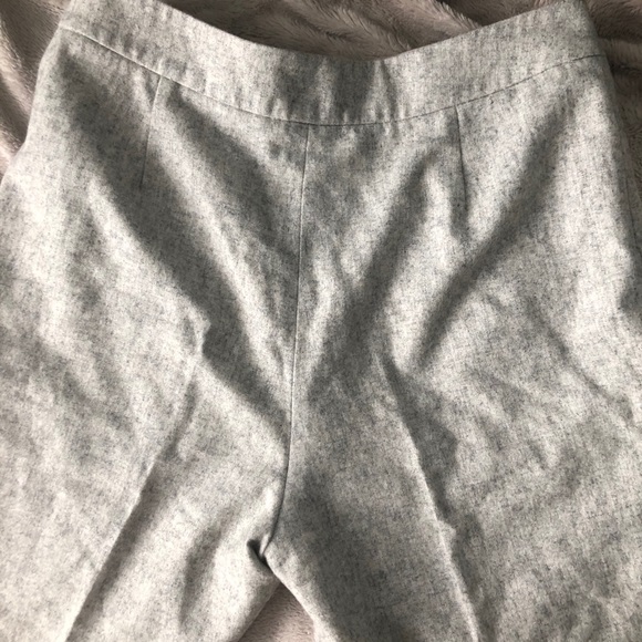 Oak and Fork Heathergray Wool Trousers - Picture 3 of 10